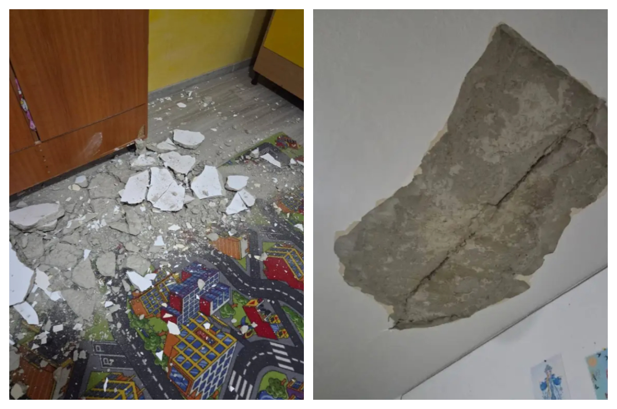 Incident grav la o grădiniță din Neamț. Tavanul unei clase s-a prăbușit în timp ce copiii erau în sală. Mărturiile cutremurătoare ale unei mame: Primul lucru pe care mi l-a spus a fost: ‘Mami, a fost cutremur, m-am speriat rău’