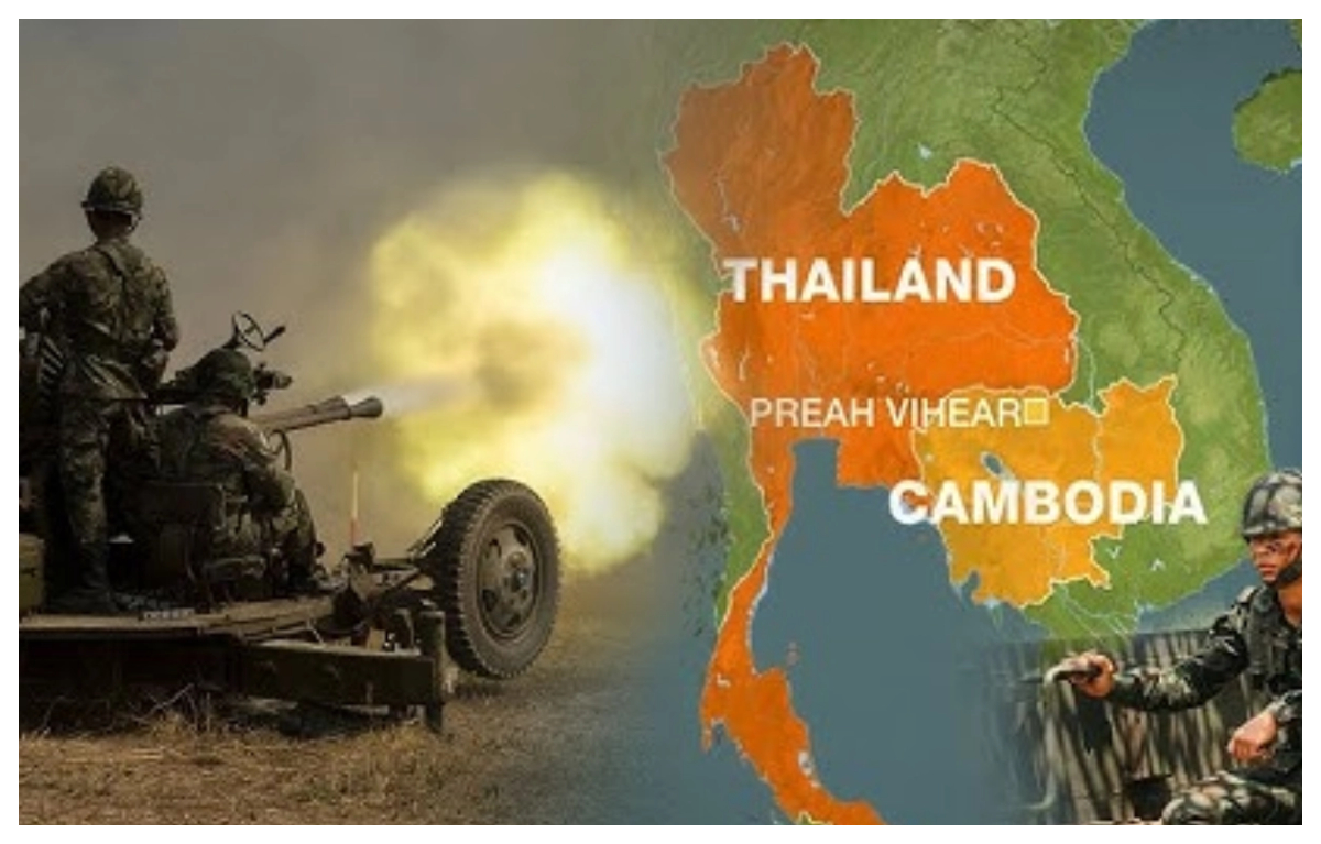 Escaladare violentă la granița dintre Thailanda și Cambodgia: Bombardamente şi în zone civile VIDEO