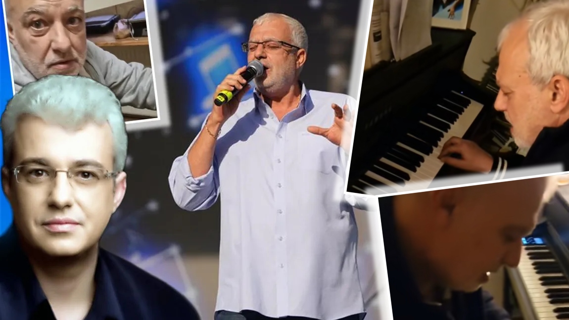 Cătălin Crișan le dă replica celor care au afirmat că a îmbătrânit prematur: „Un ‘Bătrân cântând la pian’. Pur și simplu mă relaxam”