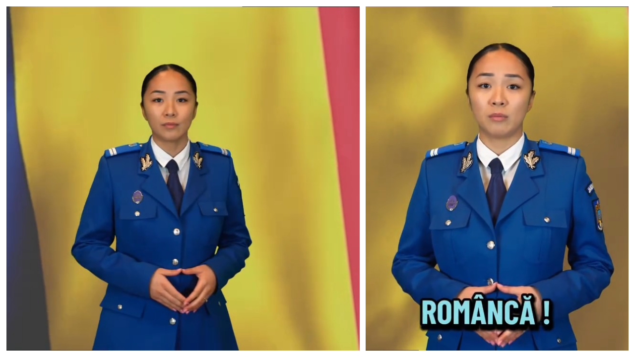 Jandarmeriță de origini asiatice, mesaj de Ziua Unirii: „România nu arată într-un singur fel. Suntem chipuri diferite în aceeași Românie”