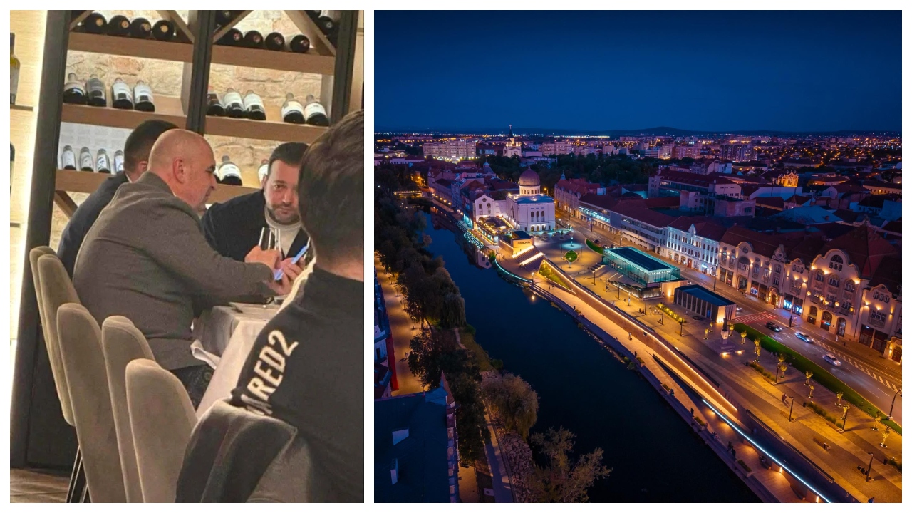 Ilie Bolojan, la șpriț cu Mihai Morar, omul postului de radio cu un proiect în care Oradea a pompat un milion de euro