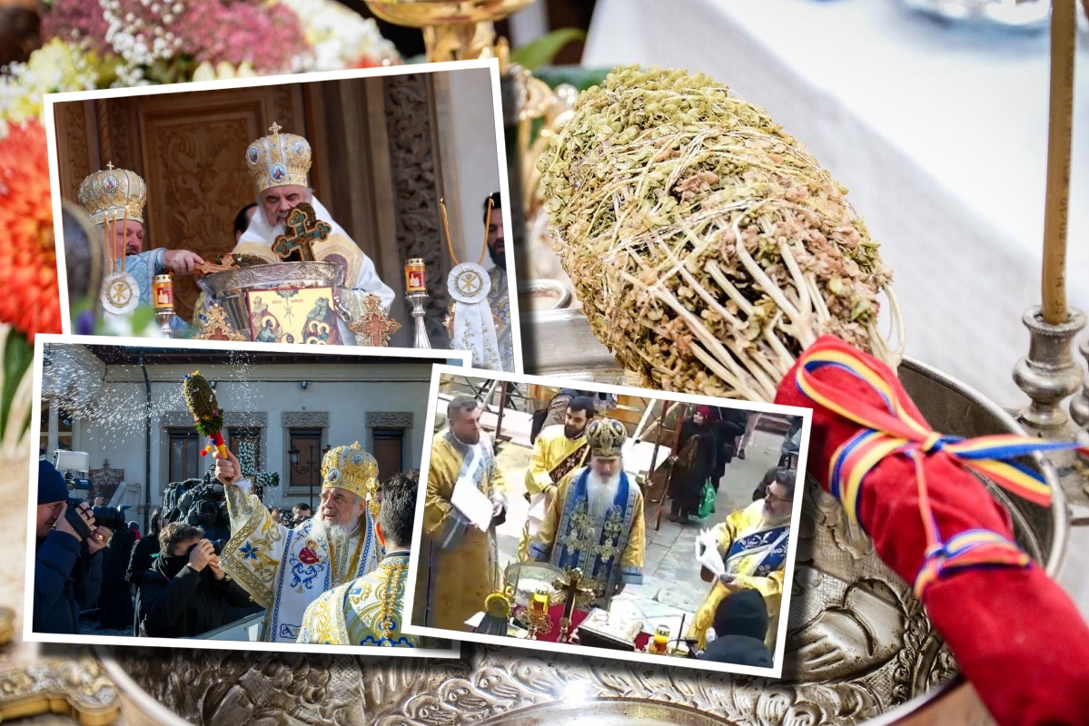 Slujbă de Bobotează la Patriarhie, oficiată de PF Daniel. La Constanța, după slujba de la Catedrală celebrată de ÎPS Teodosie, credincioșii vor pleca în procesiune