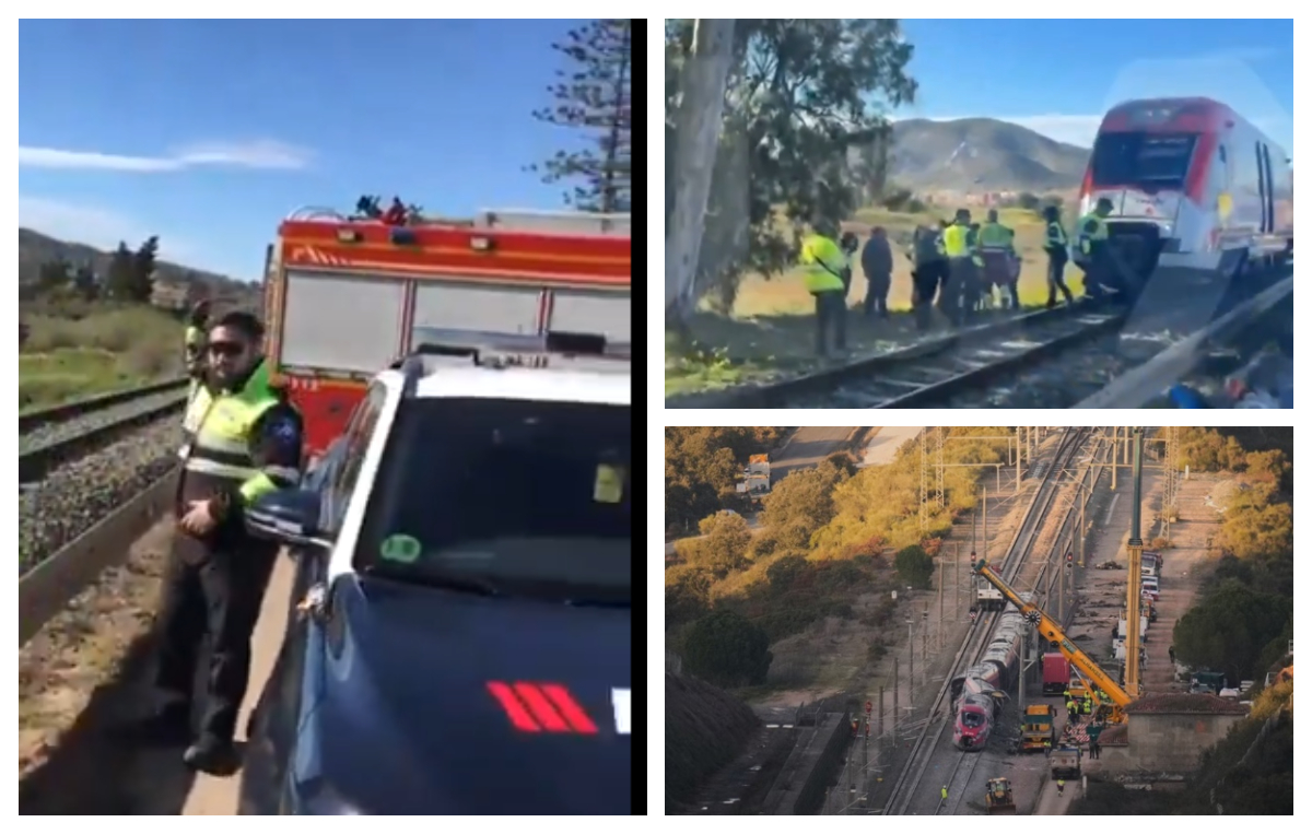 Un nou accident feroviar a avut loc în Spania. Mai multe persoane au fost rănite după ce un tren a lovit o macara