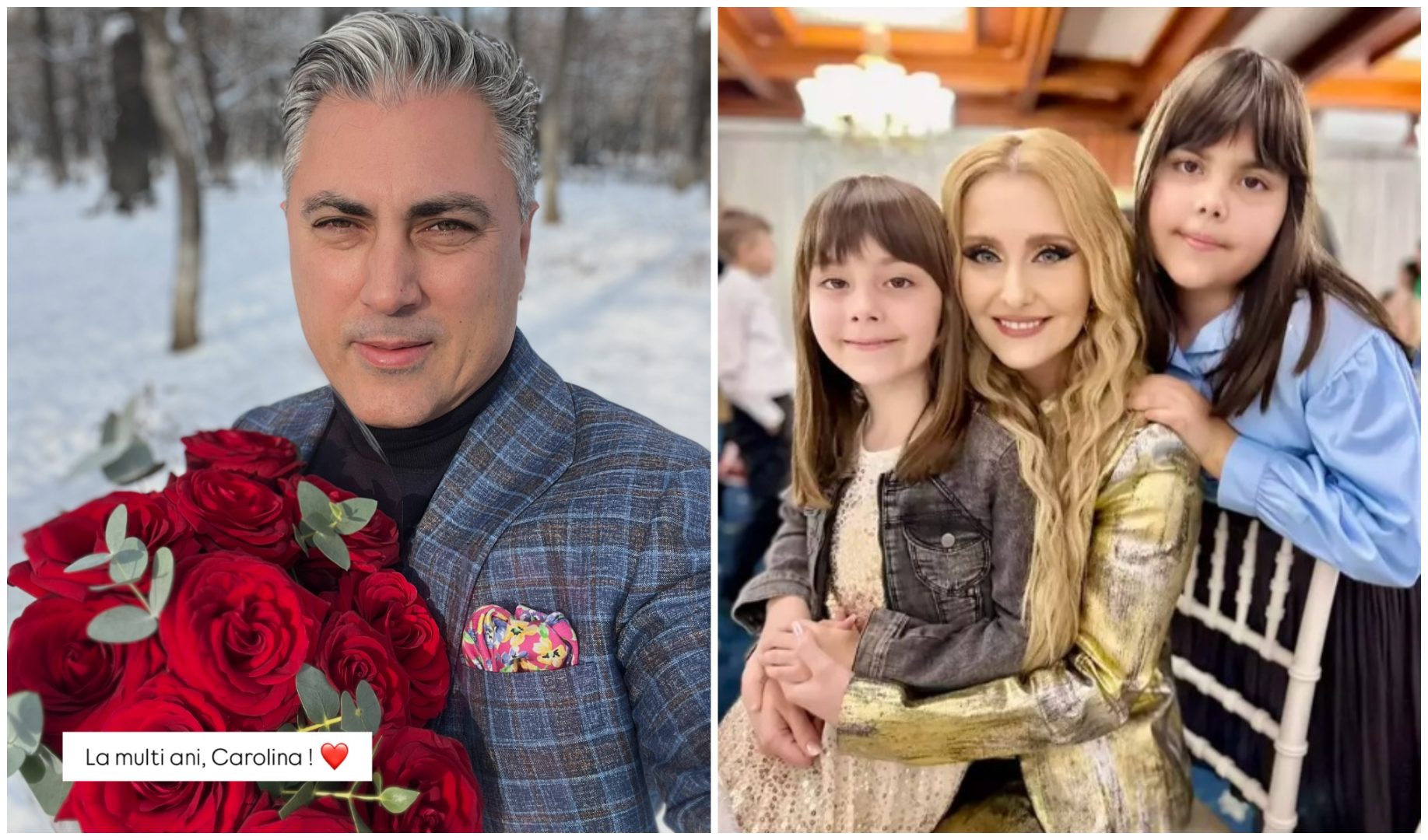 Alexandru Ciucu, urare publică de ziua fiicei lui, Carolina. Nu a ezitat să o atace pe Alina Sorescu: „Mi-aș fi dorit să fiu cu tine, când sufli în lumânări”. Cum a reacționat artista