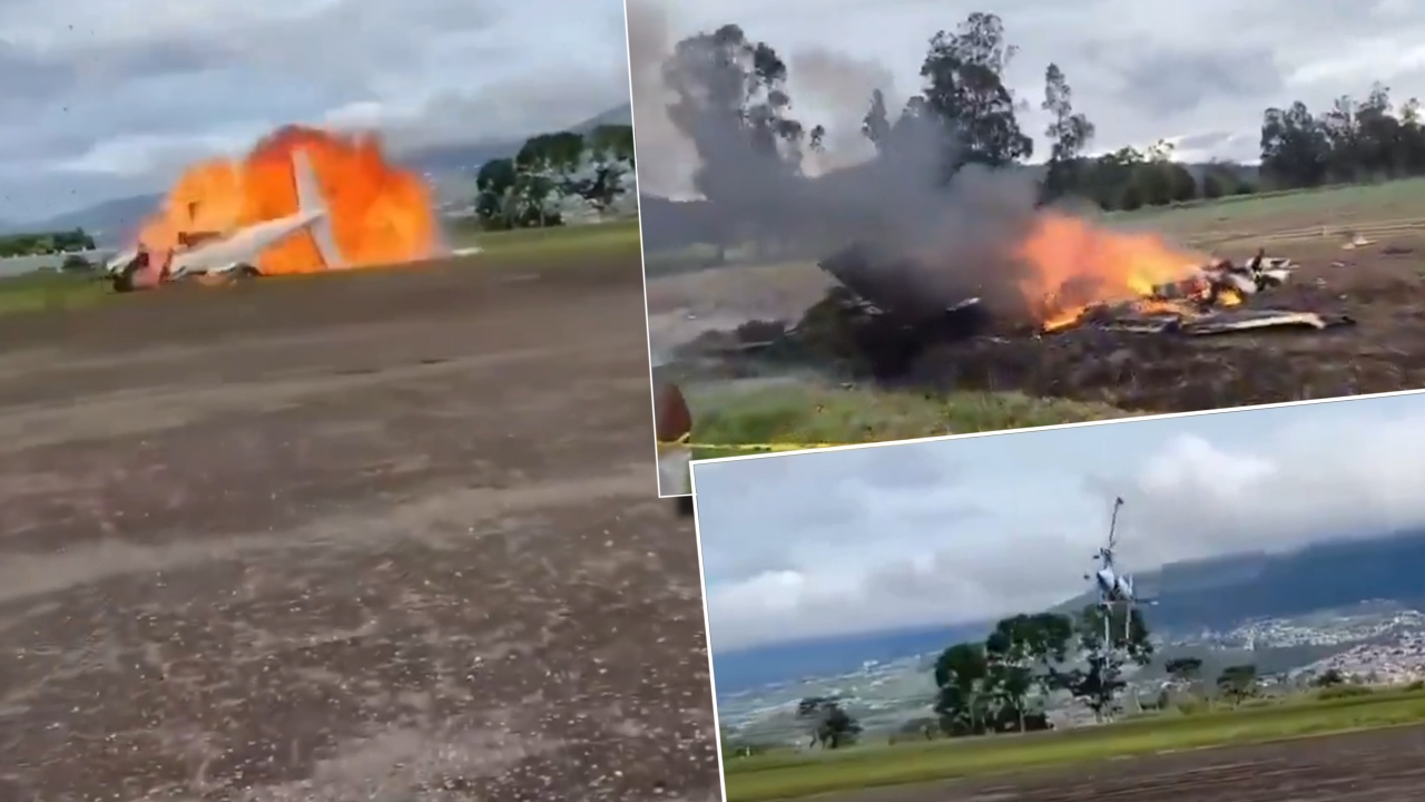 Șase oameni au murit după ce un avion s-a prăbușit! Un cunoscut cântăreț columbian, printre victime. VIDEO