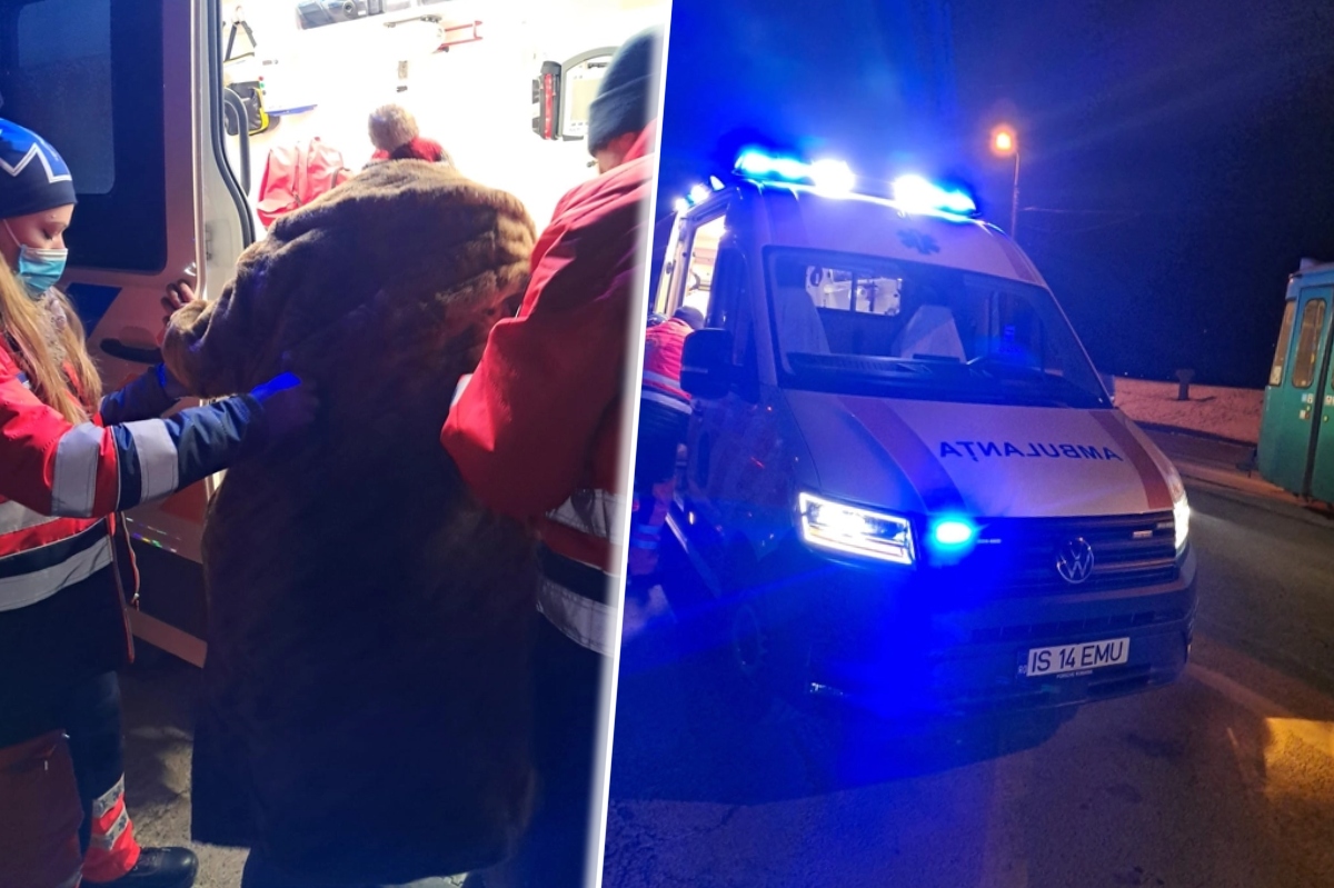 Bătrână găsită într-un tramvai în șoc hipotermic. Plecase de acasă deoarece nu avea căldură