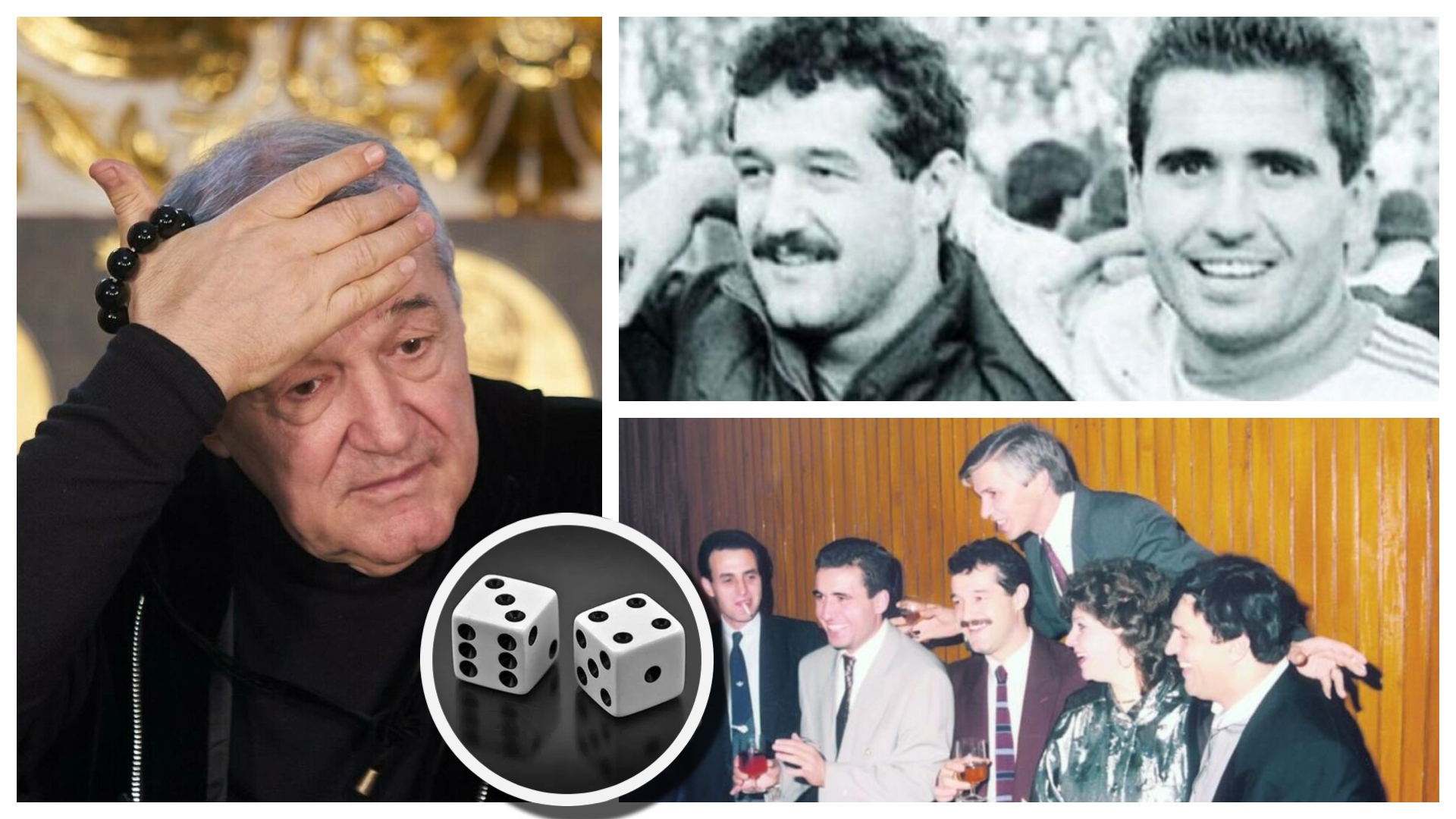 Gigi Becali şi-a jucat prietenia cu Gică Hagi la barbut. S-a pus în genunchi: „Dă-mi toate că vede!”