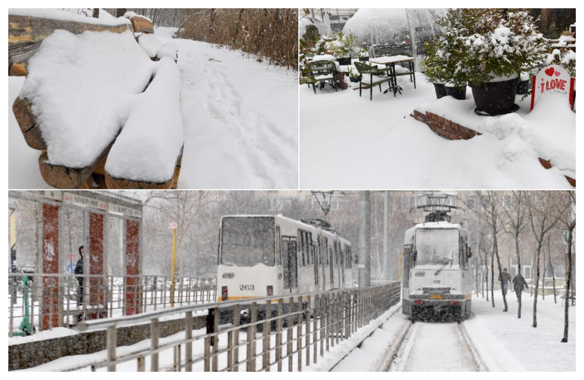 Ger de crapă pietrele în Capitală, vreme siberiană. Vortexul polar aduce -14 grade Celsius în Bucureşti