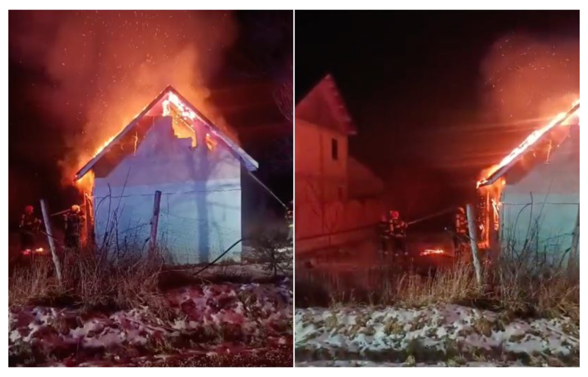 Tragedie în județul Bacău. Doi frați au ars de vii după ce casa în care locuiau a fost mistuită de făcări
