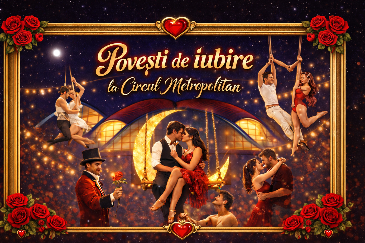 Povești de iubire, pe 14 februarie, la Circul Metropolitan București, de la ora 18