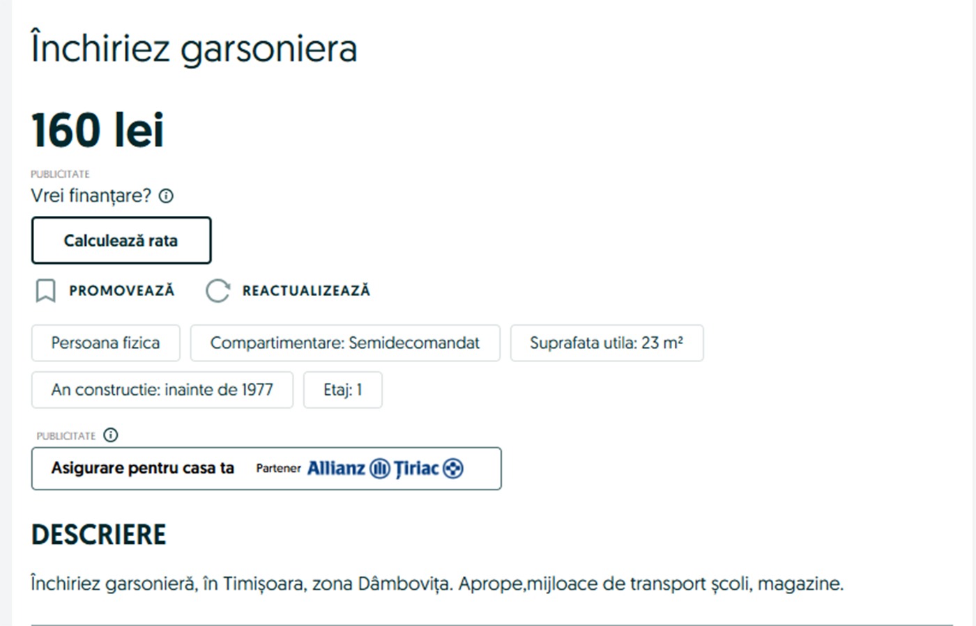 orașul din România