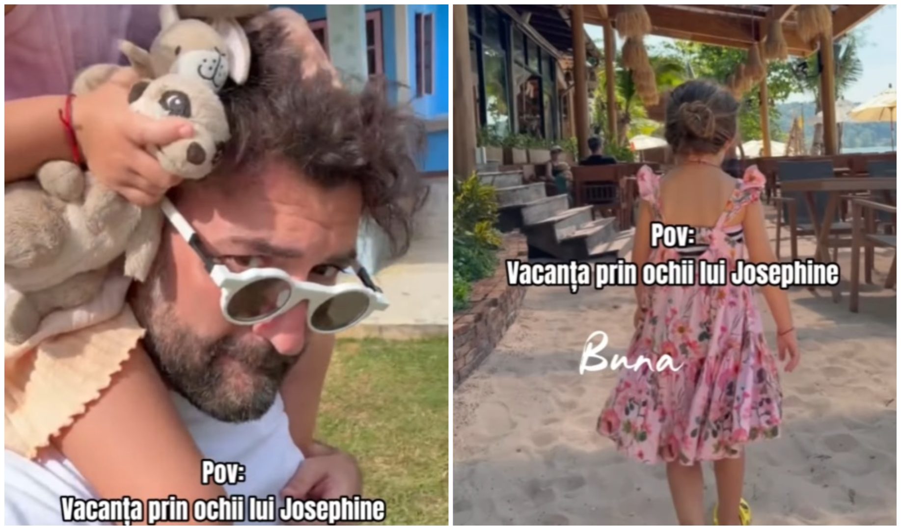 Prima înregistrare cu vocea micuței Josephine, fiica lui Smiley și a Ginei Pistol: „A venit rândul ei”