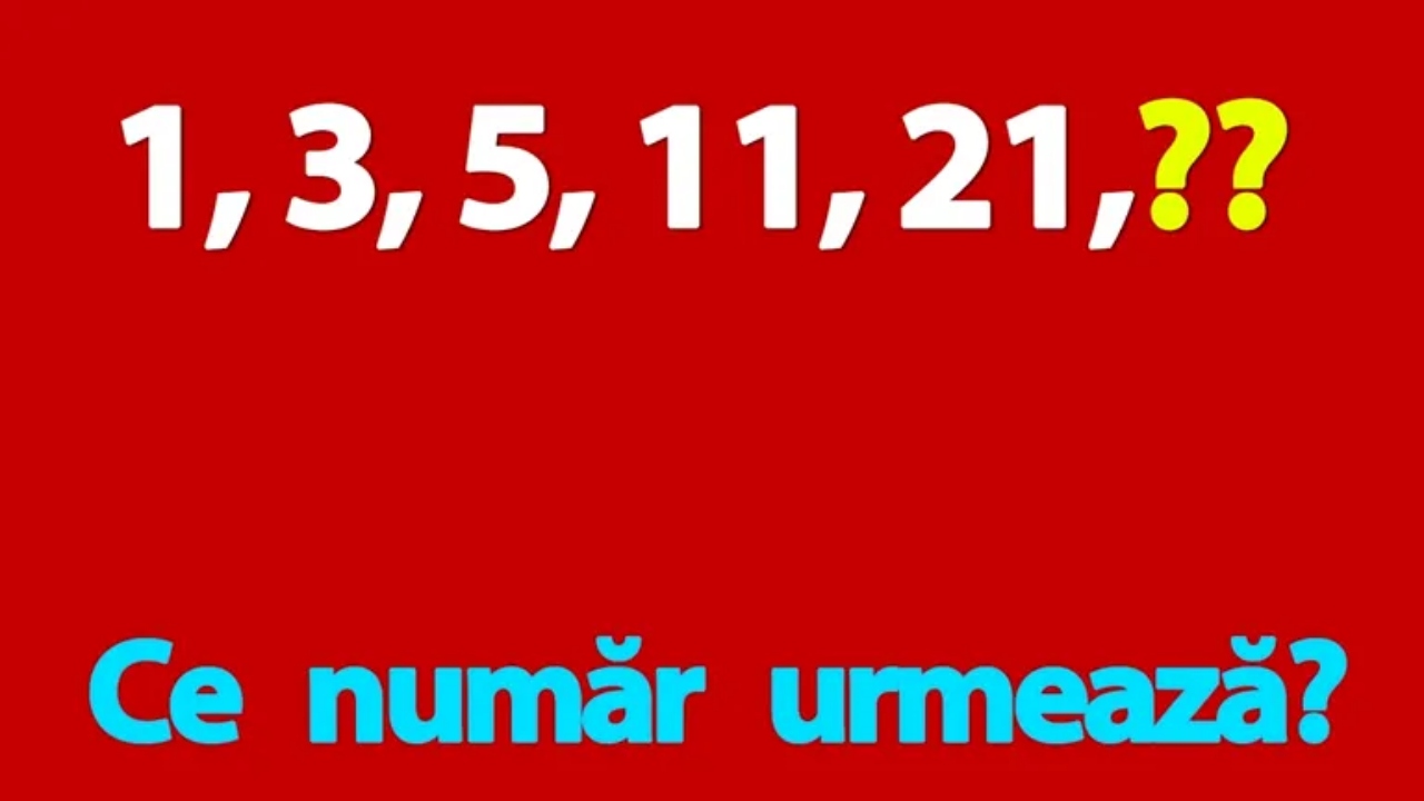 Test de logică! Ce număr urmează în seria din imagine. Doar geniile pot afla răspunsul într-un timp scurt