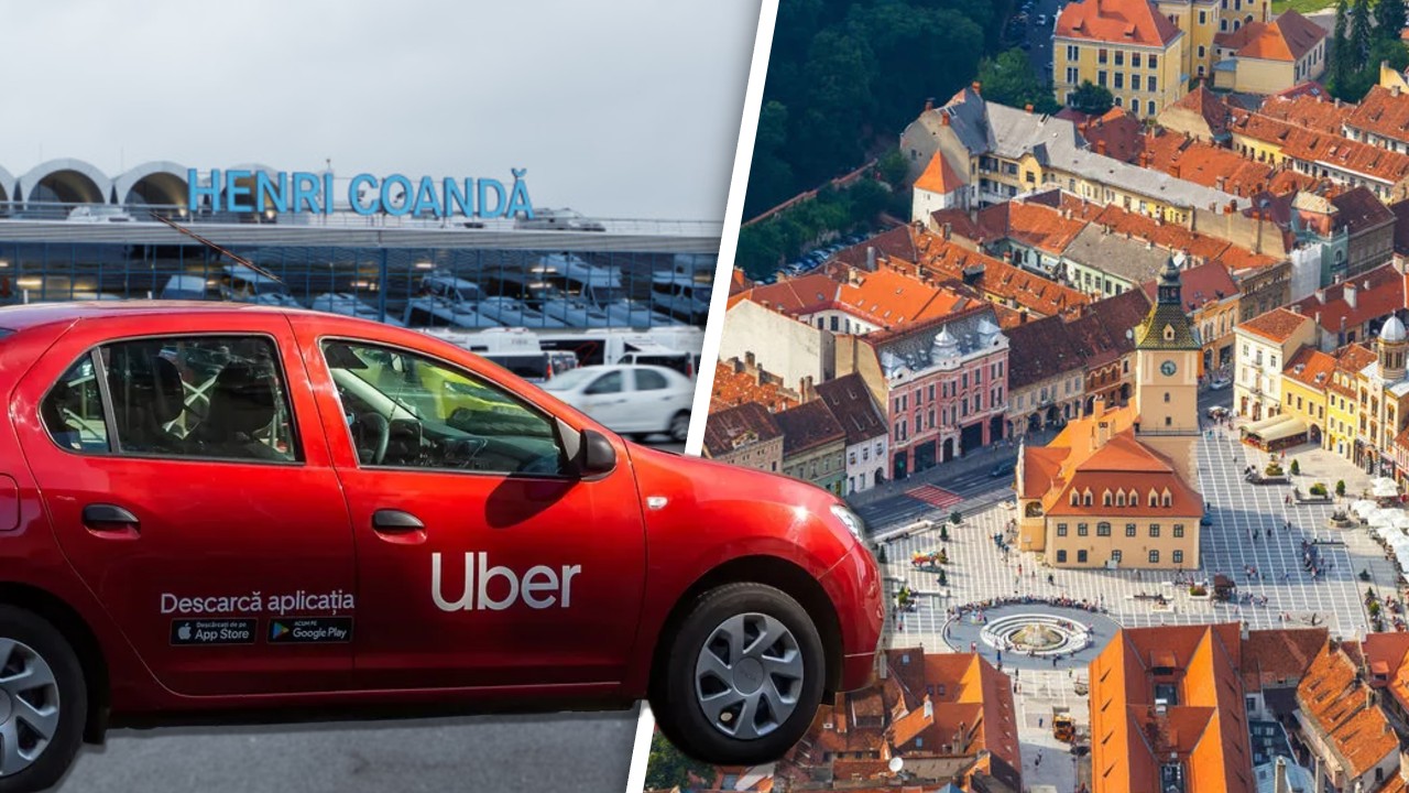 Un bărbat a comandat un Uber de la Aeroportul Otopeni la Brașov. Cât a plătit clientul pentru cursa de 159 de kilometri