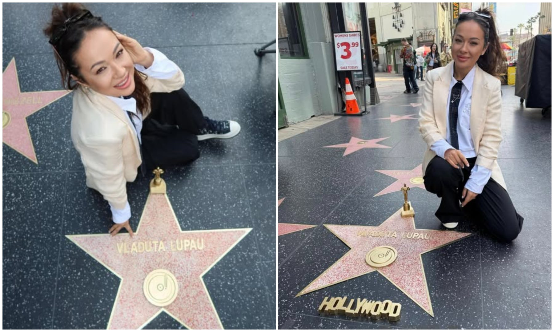 Vlăduța Lupău, desființată de fani după ce s-a pozat pe Walk of Fame: „Ești o ne**mțită! Doamne, ce jenant!”