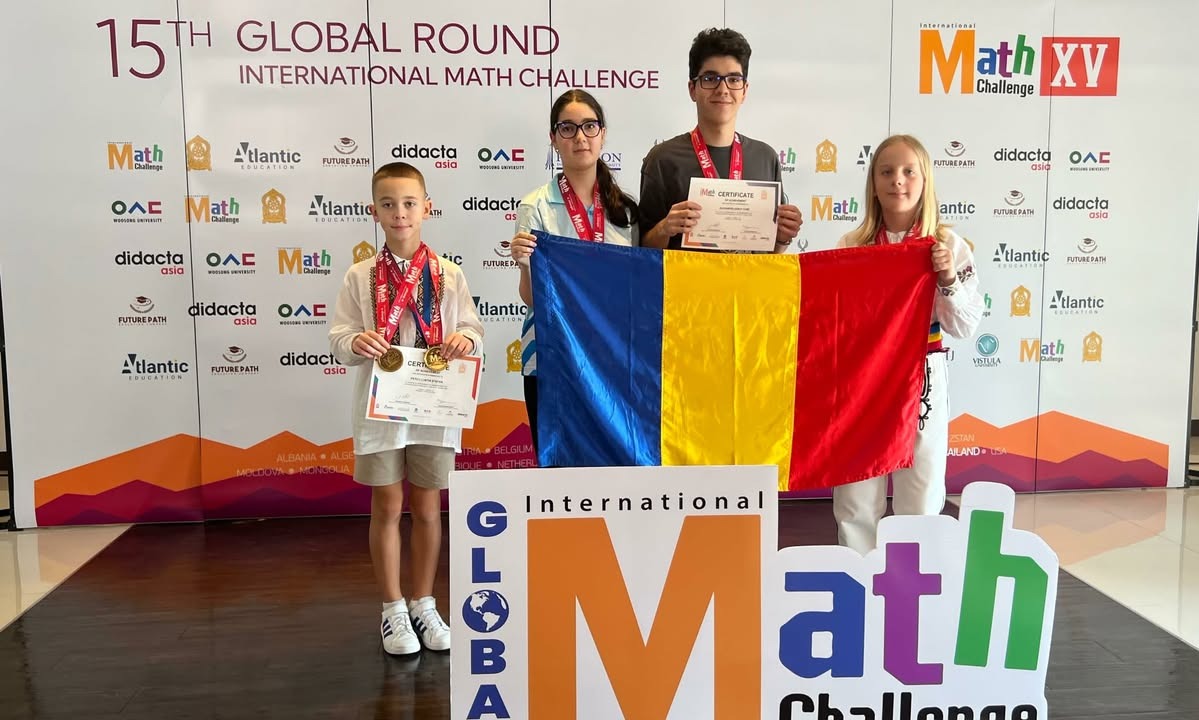 Dublu aur pentru România la International Math Challenge