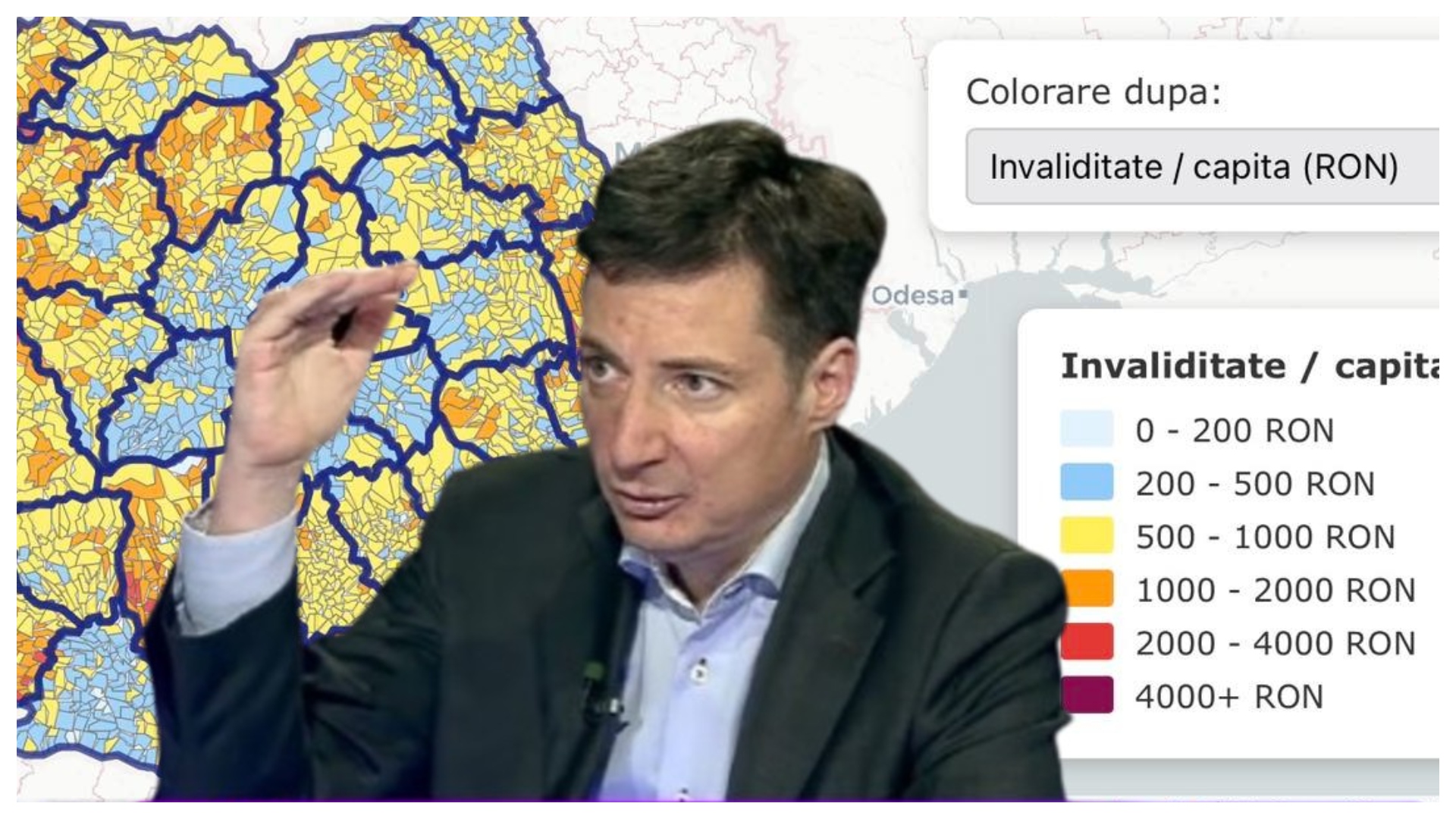 Harta „fraudei și hoției”. Andrei Caramitru, acuzaţii dure: „Avem 1,4 milioane de oameni care cică pe hârtie ar avea handicap”