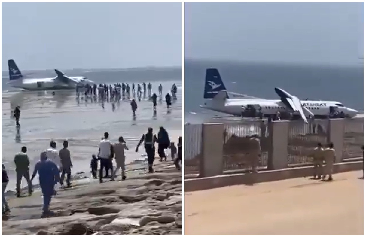 Avion prăbușit în Oceanul Indian. Ce s-a întâmplat cu pasagerii, pilotul, declarat erou. Primele imagini de la fața locului VIDEO