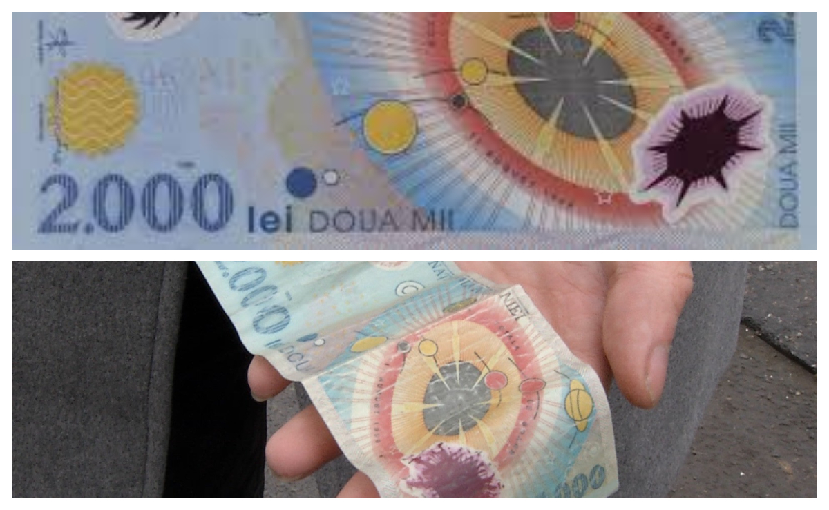Cu cât se vinde în 2026 celebra bancnotă de 2000 de lei cu eclipsa totală de Soare. Iei bani frumoși dacă ai așa ceva acasă