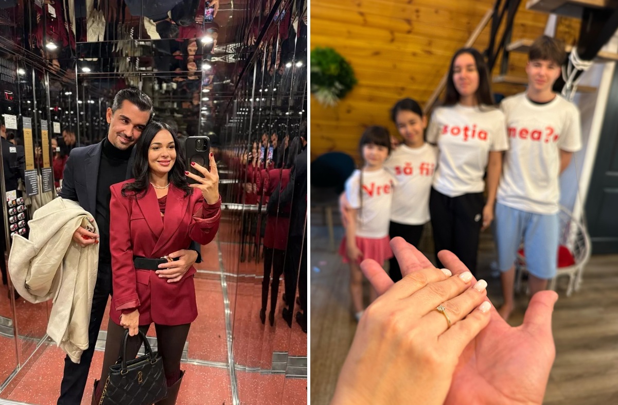 Deea Maxer se mărită. Vedeta, cerută în căsătorie chiar de ziua sa de naștere. Surpriza pregătită de iubitul ei, Constantin Cataramă, la care au participat și copiii FOTO