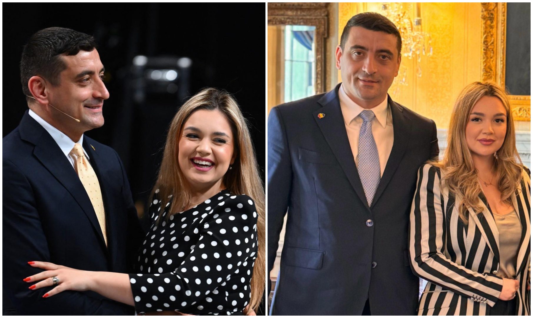 Diferența de vârstă dintre Ilinca și George Simion. Câte clase are soția liderului AUR