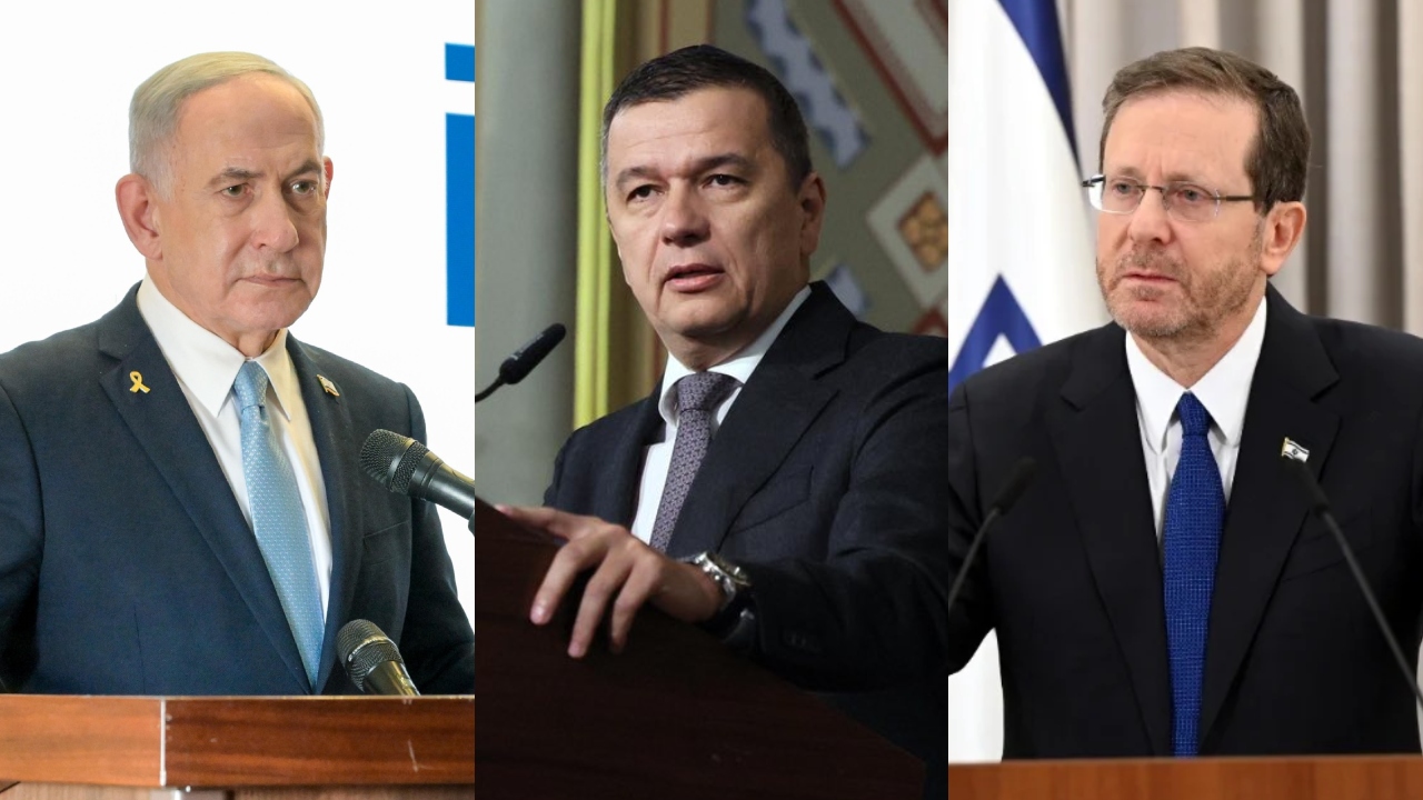 Sorin Grindeanu se întâlnește cu premierul israelian Benjamin Netanyahu și cu președintele Itzhak Herzog. Ce vrea să obțină pentru România șeful Camerei Deputaților