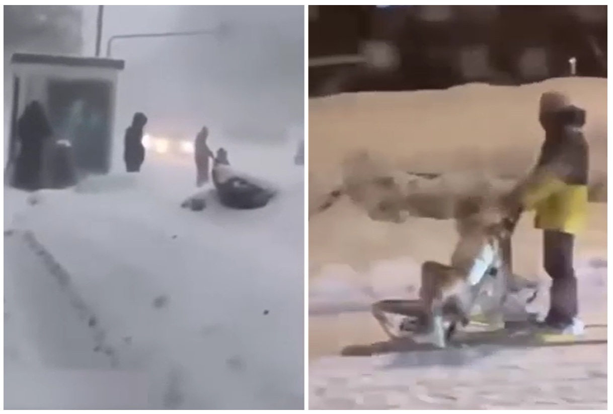 Ciclonul care vine peste România face ravagii deja. Caii și săniile trase de câini au luat locul mașinilor în Moscova