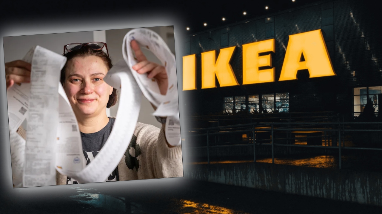 O femeie a reușit să transforme vizita la Ikea într-un record, primind o chitanță de 4,34 metri. Ce premiu a primit. FOTO