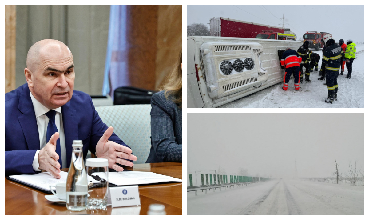 Deși jumătate de țară este blocată din cauza codului galben de viscol și ninsori, premierul a decis să nu convoace Comandamentul de Urgență: ”Nu este o situație dificilă, totul este bine”