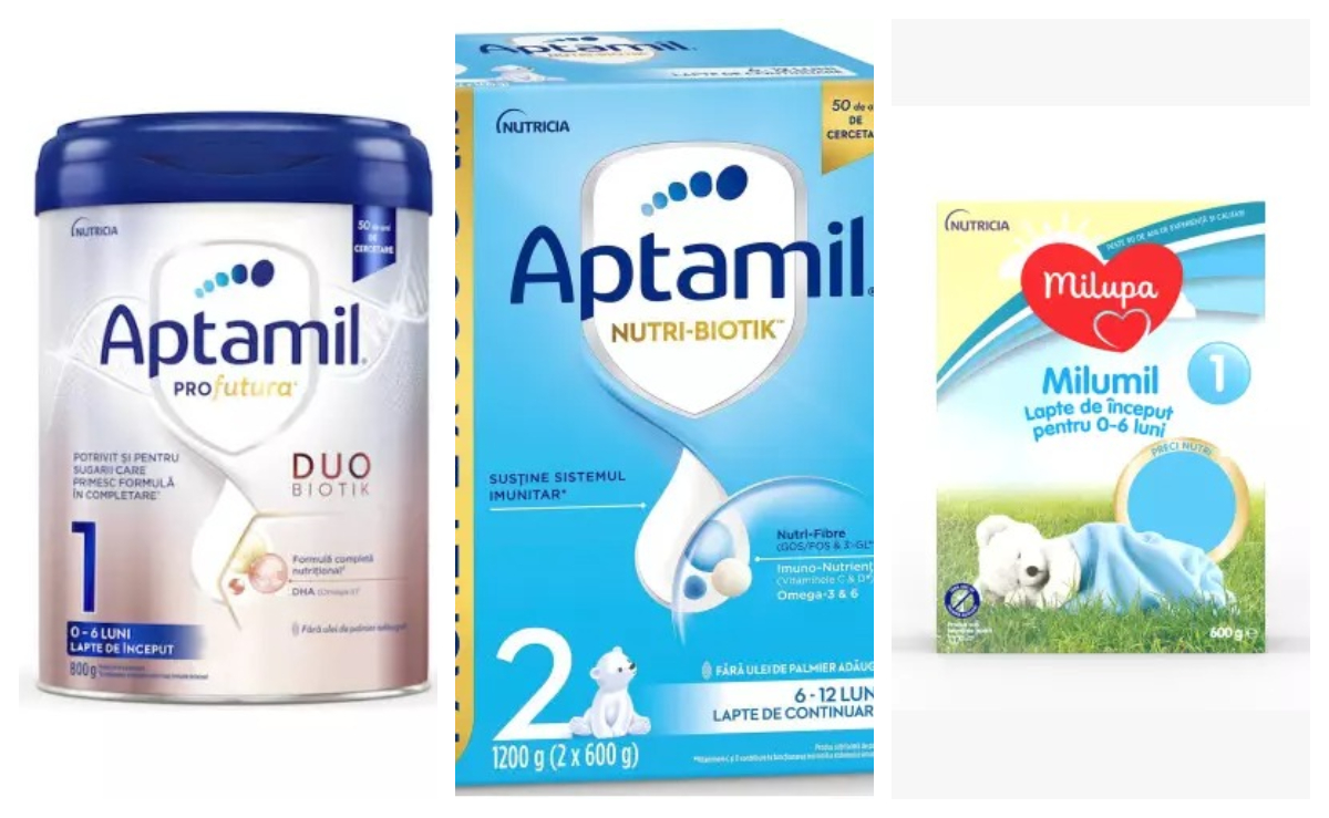 Alertă alimentară în magazinele din România. Lapte praf, retras de urgență de pe rafturi. Bebelușii sunt în pericol