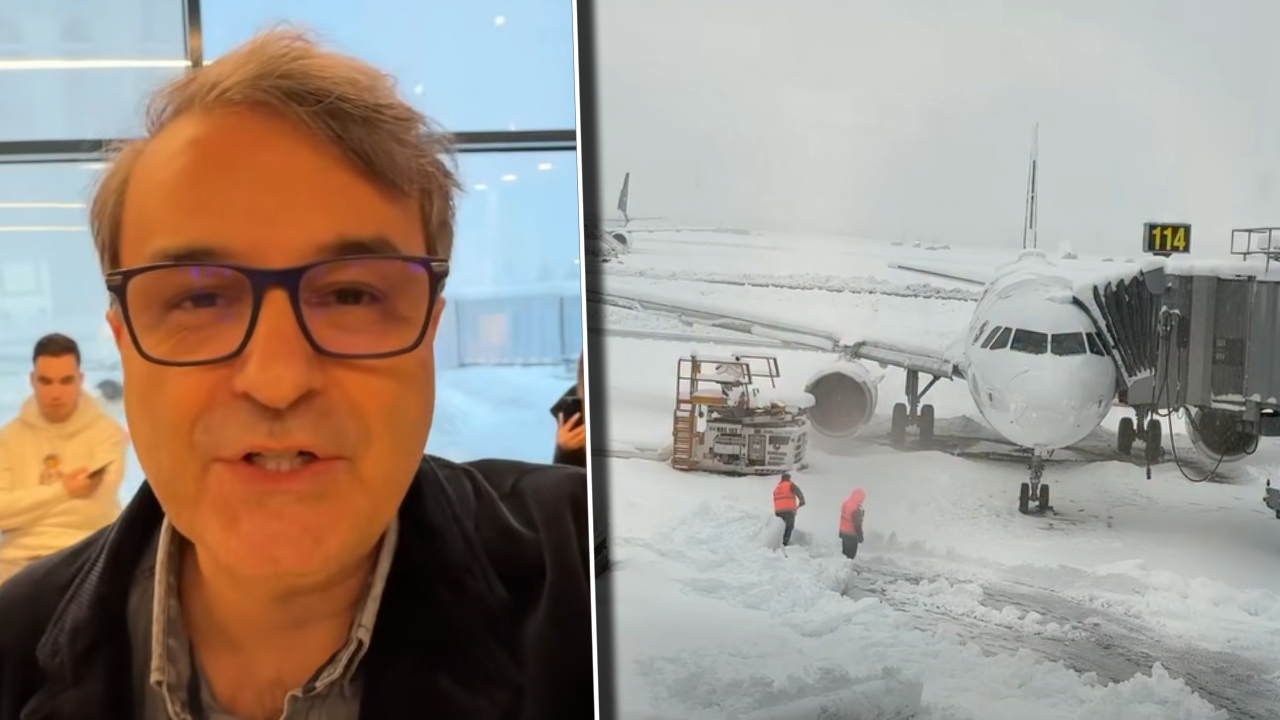 Lucian Mîndruță, blocat pe aeroportul din Otopeni din cauza zăpezii. Zborul spre SUA, întârziat din cauza condițiilor meteo