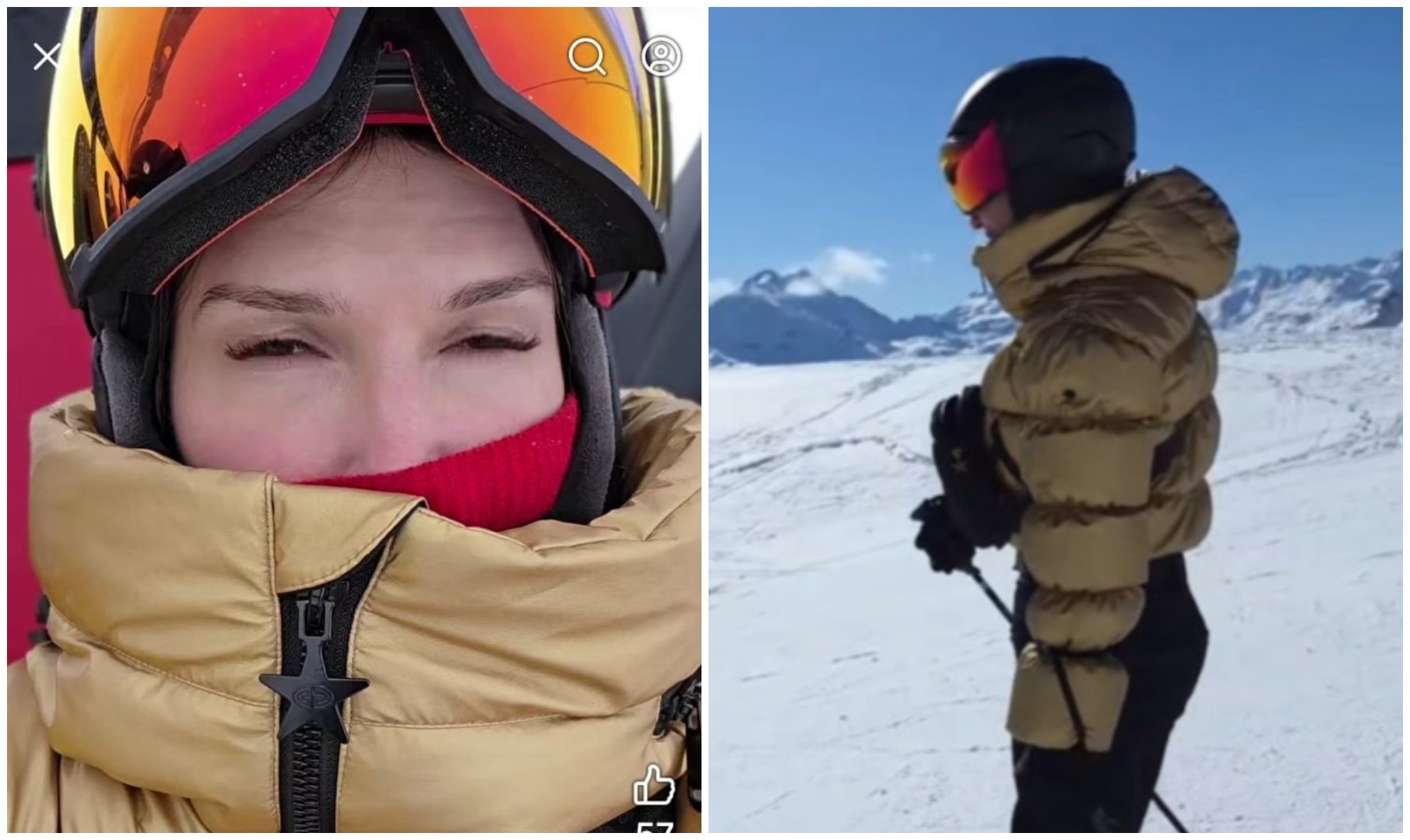 Monica Bîrlădeanu a căzut pe pârtie. Actrița se află în vacanță, la Saint Moritz: „A fost despre supraviețuire”