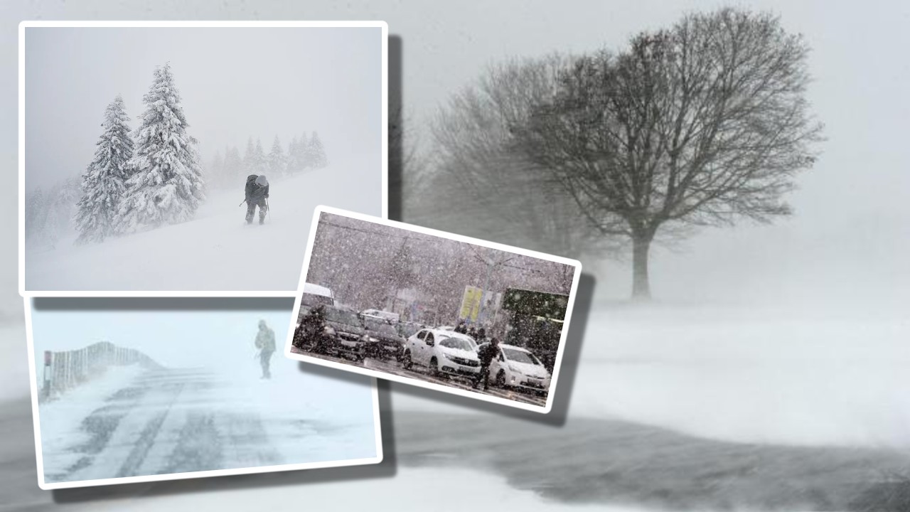 Noi alerte meteo. ANM anunţă cod portocaliu de ninsori şi viscol puternic. Harta judeţelor vizate