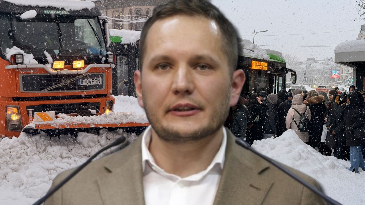 Prefectul Capitalei, anunț în contextul Codului Roșu de ninsoare din București: „Lăsați mașinile acasă”