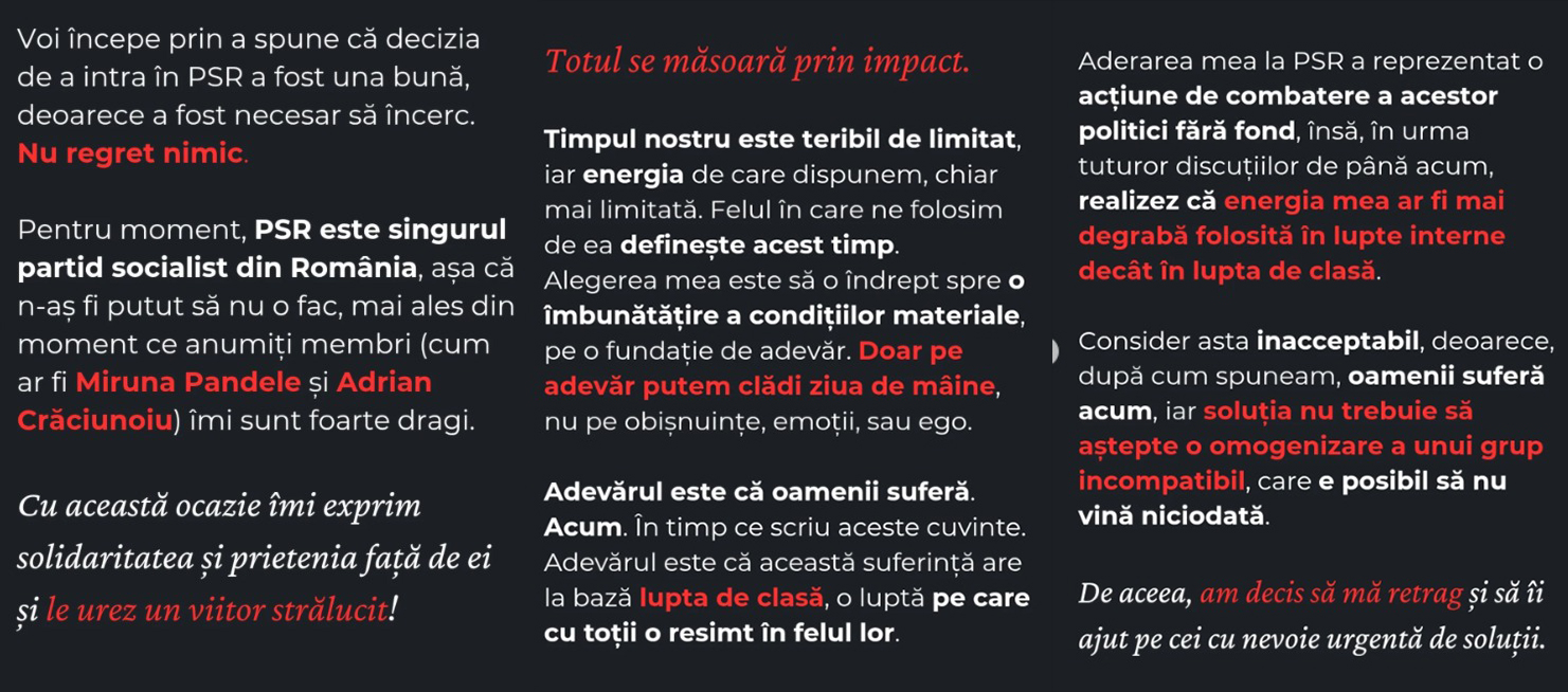 Sursă foto : Oana Lasconi / X