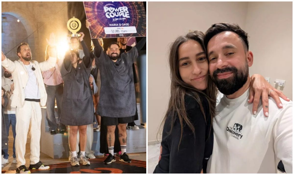 Oase și Maria Pitică au câștigat Power Couple 2026. Cu ce sumă a plecat acasă cuplul