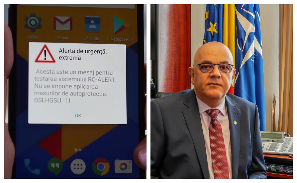 Se schimbă sunetul la RO-ALERT. Raed Arafat: Sistemul va include mai multe niveluri de alertă