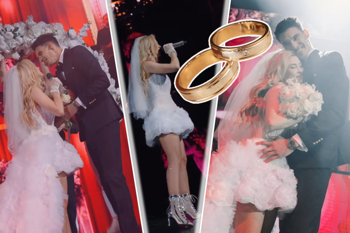 Andreea Bălan, preambul la nuntă. Artista „s-a căsătorit” cu Victor Cornea în fața spectatorilor de la Sala Palatului