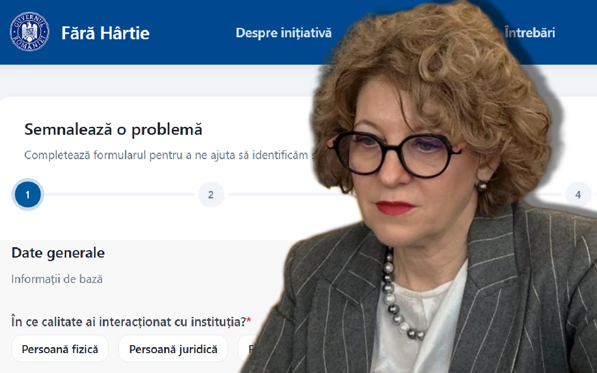 Românii au luat cu asalt platforma unde pot semnala probleme birocratice. Vicepremierul Oana Gheorghiu: „Peste 1.000 de sesizări pe platforma „Fără hârtie”, în prima zi de funcționare”