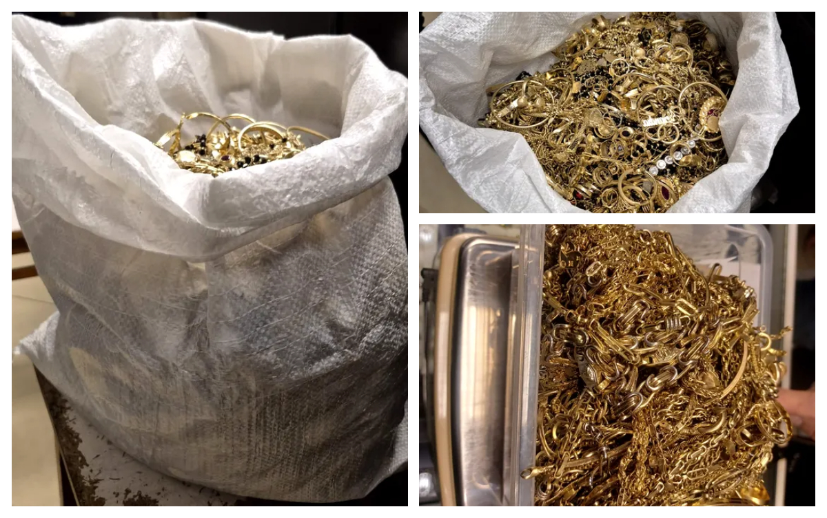 ANAF a descins la „peştera lui Ali Baba”: au confiscat 21 de kilograme de aur, bijuterii şi lingouri, şi 70 de milioane de lei