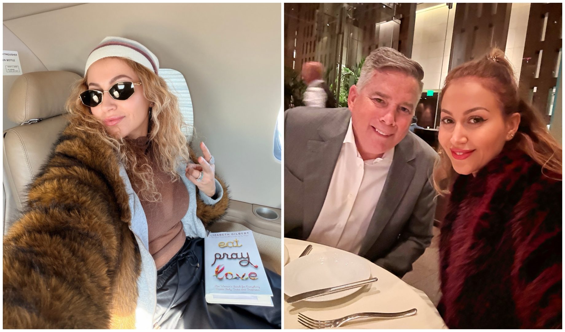 Cum o răsfață iubitul milionar pe Anamaria Ferentz. Artista s-a pozat într-un avion privat: „Binecuvântată, recunoscătoare și foarte fericită!”