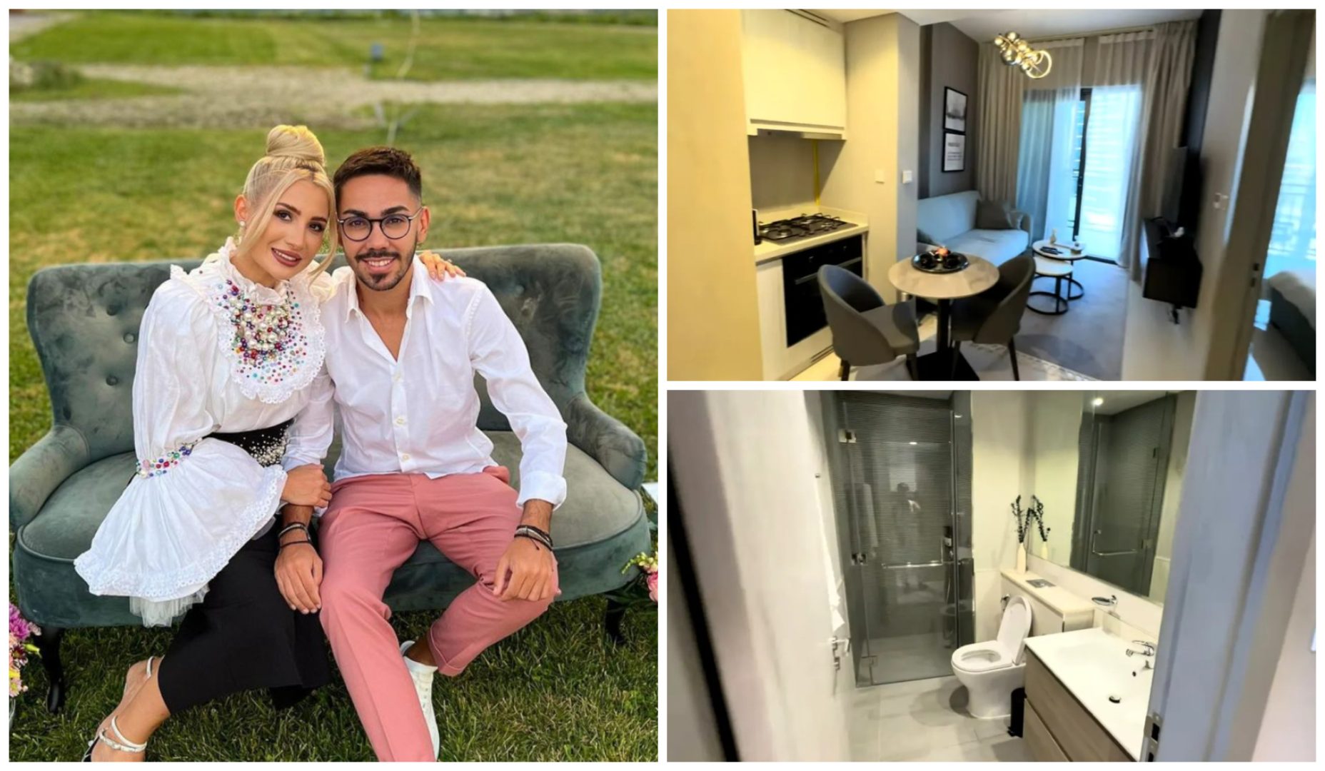 Armin Nicoară și Claudia Puican au postat imagini din apartamentul lor din Dubai: „Îmi venea să plâng de bucurie când am văzut zona”