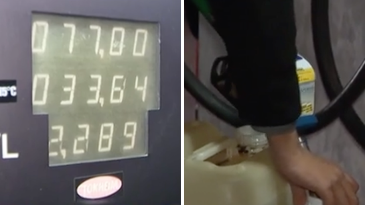 Prețuri nesperat de mici la o benzinărie au avut efectul așteptat: cozi cât vezi cu ochii și canistre la orizont! Șoferii belgieni s-au îngrămădit să profite de greșeala angajaților