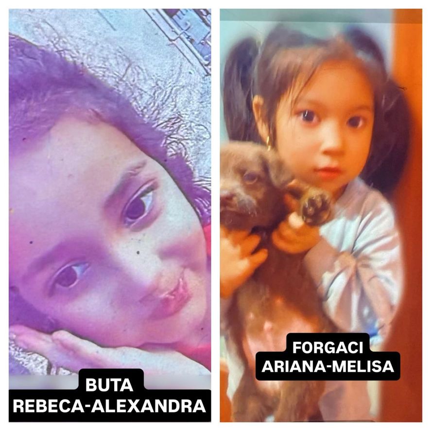 O amplă operaţiune de căutare a fost demarată, duminică, în judeţul Mureş, după ce două fetiţe au fost date dispărute. Cele două – de patru şi cinci ani – au plecat din curtea unei case din Târnăveni, la ora 14.00, şi nimeni nu ştie unde sunt.