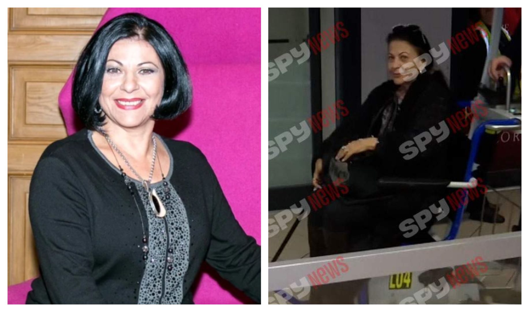 FOTO Elena Cârstea, în cărucior cu rotile. Artista s-a întors în țară după 10 ani: „Nu pot să merg, folosesc baston”