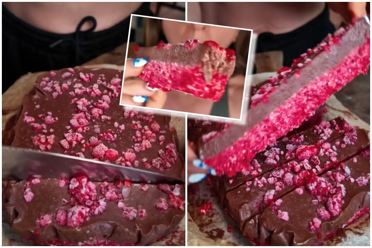 Felie cu zmeură, desertul dietetic de post care a devenit viral pe TikTok. Din câteva ingrediente banale, obții un dulce gustos, care nu îngrașă VIDEO