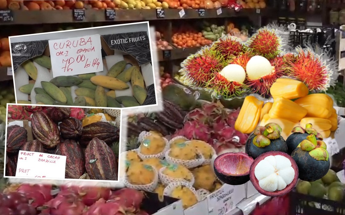 Fructele exotice delectează papilele gustative ale românilor și pe timp de criză: „Vindem 250-300 de kilograme de fructe exotice pe săptămână”