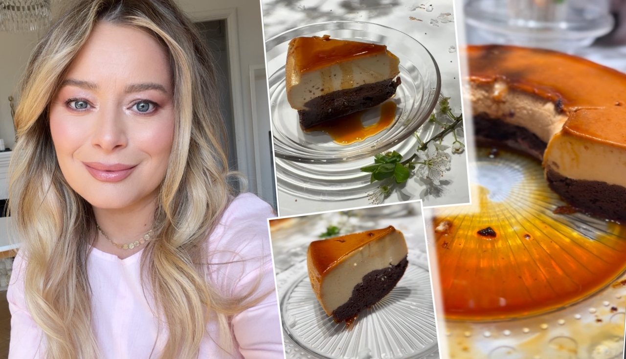 Laura Cosoi, rețetă delicioasă pentru prăjitură cu cremă de zahăr ars și blat de cacao: „Prepararea nu a durat mai mult de 20 de minute”