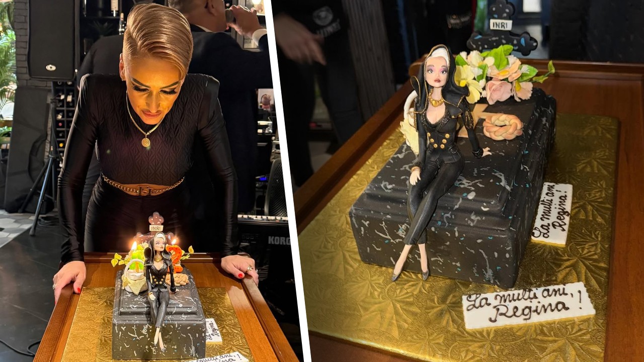 Regina Întunericului și-a aniversat ziua de naștere cu un tort în formă de sicriu: „Sunt unul dintre cei mai fericiți oameni”