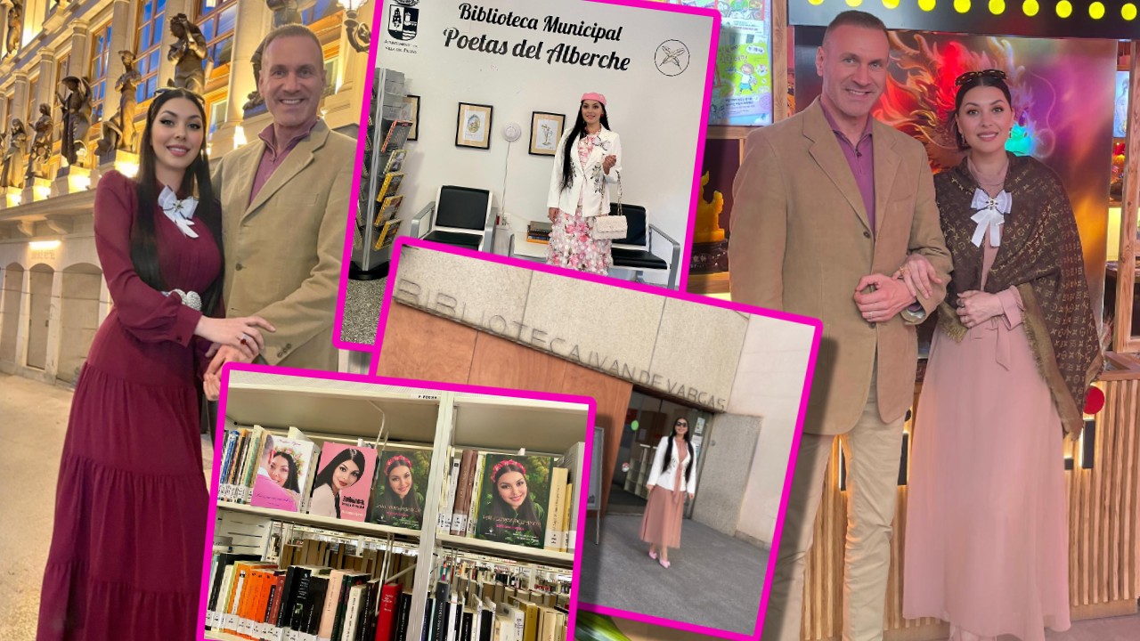 Exclusiv / Medana Oprea a mai bifat un succes uriaș în viața profesională. Cărțile ei de poezii au apărut pe rafturile marilor librării și biblioteci din Spania. ”Este un vis împlinit” / GALERIE FOTO